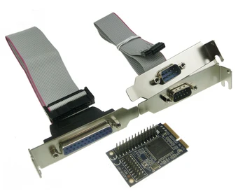 MINI PCI-e vmesnik RS232 serijskih in paralelnih prenos COM mini pcie vzporedna vrata tiskalnika širitev kartico
