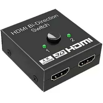 Novo 4K HDMI je Združljiv Stikalo 2 Vrata, Bi-directional 1x2 2x1 HDMI je Združljiv Preklopnik za Ločevanje Podpira Ultra HD 4K 1080P 3D HDR