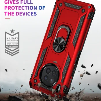 Za Čast 50 Lite Shockproof Oklep Primeru za Čast 50 Lite PC Silikonsko Tesnilo Stojalo Telefon Kritje za Huawei Y7A Y9A Nova 8i Y60