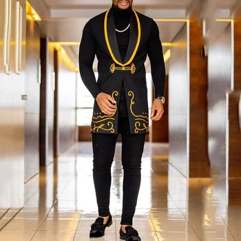 Nova Moda 2021 Moških Afrika, Ki Bo Ustrezala Telovnik Oblačila Afriška Oblačila Hip Hop Brez Rokavov Blazerji Priložnostne Obleko Haljo Africaine