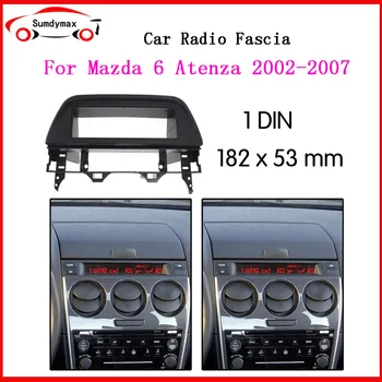 1Din avtoradio Fascijo Plošča Okvir Za mazda 6 atenza 2002-2007 Avto multimedijski predvajalnik, GPS DVD Autoradio Okvir