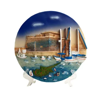 Ciper ustvarjalne ročno poslikane smolo obrti dekorativni disk okraski