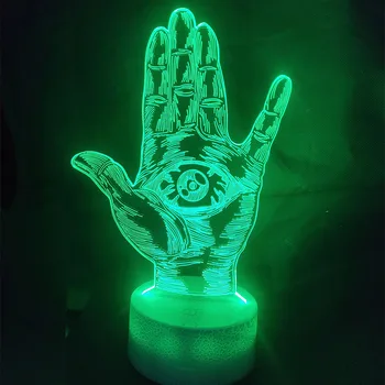 Zdravnik Čudno 3D namizne Svetilke Z LED Nočna Lučka na Dotik 7 Barva Spreminja Stranka domov Dekorativne Luči otroci darilo Igrača