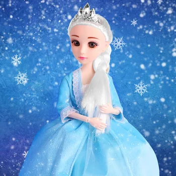 30 CM Princesa Lutka Rapunzel Ice Bela Sneg Lepoto 12 Jonits Gibljejo Igrače Za Dekleta Dolge Lase, Lutka Za Otroke Božično darilo