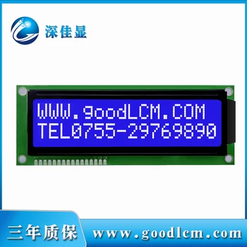 lcd1602E prikazovalniku 16x2Large Znak LCD ZASLON 16X02 5.0 V ali 3.3 V napajanje hd44780 pogon STN modra zaslon
