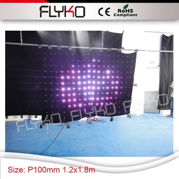 dj kabini led 1.2x1.8m majhne novo velikost P10 xxx video led zaslon zavese disco luči za stranke mesto