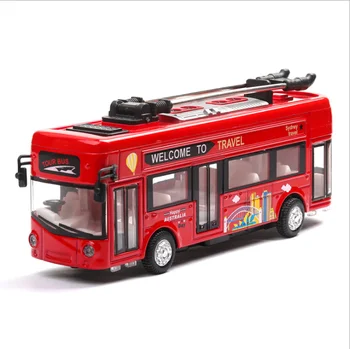 Avto model zlitine tramvaj retro simulacija modela avtomobila avtobusne oglede avto igrače za otroke otrok darilo za rojstni dan