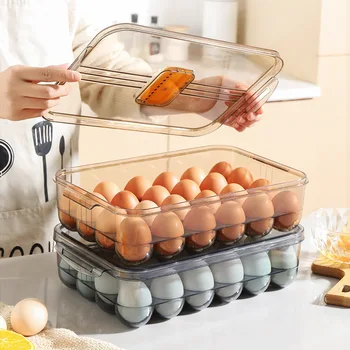 Kuhinja Predal Tip Jajce Škatla za Shranjevanje Hladilnik Jajce Raca Jajce Škatla za Shranjevanje Sveže-vodenje Polje