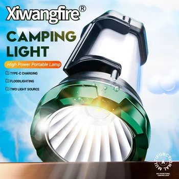 Novo LED svetilko večnamenska zložljiva TIP-C hitro polnjenje z visoko trdnost lahka, prenosna baterijska svetilka prenosni šotor kamp svetilka