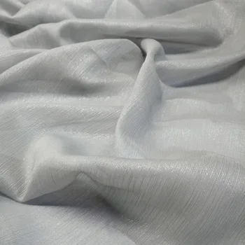 Obleko Cosplay šifon krep barva Srebrna Porjavelost Svetleče, mehko in svilnato tanka tkanina, lahka, zračna DIY obleko tkanine