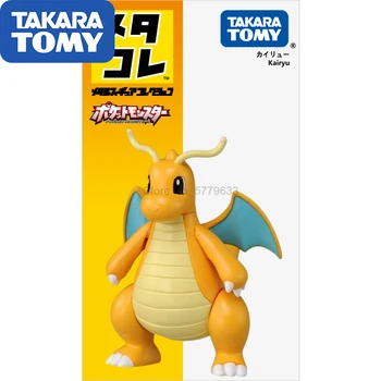 TAKARA TOMY Pokemon Žep Pošast Kovinske Zlitine Lutke Skupno Premično Mizo Dekoracijo Akcijska Figura Model Dragonite Zbirk