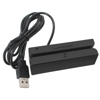 MSR90 USB Magnetni Trak Kartico Branje Pralni Card Reader Trak 3 Skladbe Mini Hi-Co Swiper Za USB PC