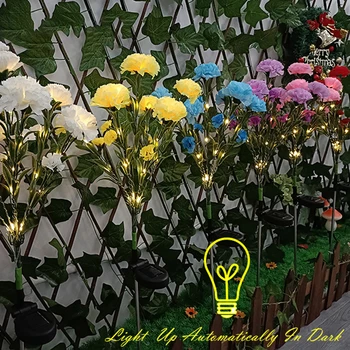 LED Sončna Trata Vzdušje Lahka Nepremočljiva, Trpežna Nageljni Krajine Osvetlitev Samodejno Sijaj Pot Dvorišče Luči za Dom Vrt