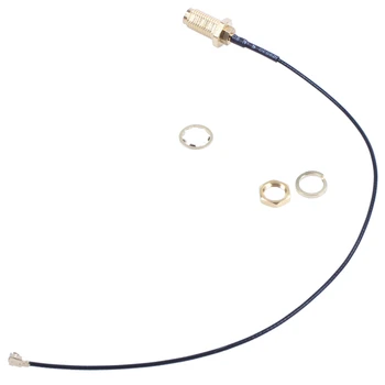 15 cm U. FL/IPX za RP-SMA Ženski Antena Kika Skakalec Kabel Zlato Spodbujanje