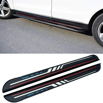 2Pcs Paše za Hyundai Santa Fe Šport Obdobje 2013-2018 Aluminija Omejeno Tek Odbor Strani Korak Pedal Strani Cevi Nerf Bar Platformo