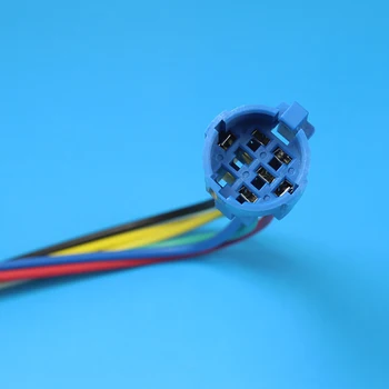 7pins 150mm Ali 450mm dolg kabel preklop pas stikalo žice priključek ( IB22L-S2/150/5 za 22 mm RGB illuminted pritisni gumb )