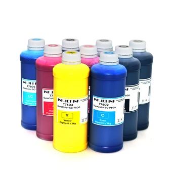 9Color 1000ml Nepremočljiva Pigment Polnjenje s Črnilom za Epson SureColor P800 Tiskalnik T8501-T8509 Kartuš