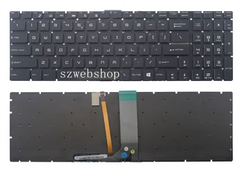 Nov Laptop, angleški Kristalno Tipkovnico Pisane Backlit Za MSI MS-1792 MS-1795 MS-1796 MS-1799 MS-1771 MS-1773 MS-179B