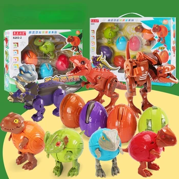 Dinozaver Robot Preoblikovanje Igrače Jajca Dinobots Akcijska Figura, Izobraževalne Igrače, Darilo za Otroke