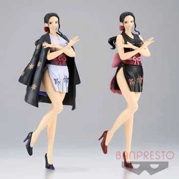 Original BANPRESTO Nico Robin Miss Allsunday Slika Model Pravega Bandai Anime ENEM KOSU Figur Igrača Zbirka Darilo