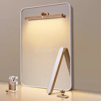 Sodobni LED Touch Mirror Lučka za Les, Stenske Luči Spredaj Ličila LED Naloga Preberite luči za Kopalnico Nečimrnosti Svetlobe v Zaprtih prostorih Moderne Toplo Bela