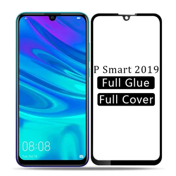 ohišje za huawei p smart 2019 kritje kaljeno steklo zaščitnik zaslon na psmart klečeplazen smat samrt zaščitna telefon coque 6.21 globalno