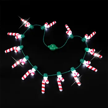 100 kozarcev LED Svetloba Up Božično Bergle Igrače Ogrlico, ki za Pogodbenice Prednost Za Otroke