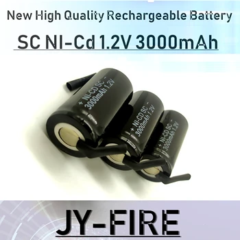13Pcs Visoke Kakovosti Baterija za Polnjenje NB NI-Cd 1,2 V 3000mAh,na primer s spajkanjem Imenik,Za Izvijač električno Orodje, LED Osvetlitev