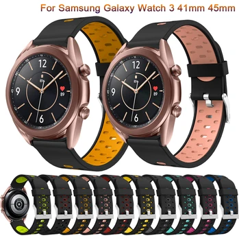 Zamenjava Pasu Za Samsung Galaxy Watch 3 41mm 45mm Silikonski Trak Za Samsung Galaxy Watch Aktivno 1/2 Galaxy Watch 42mm Razredi