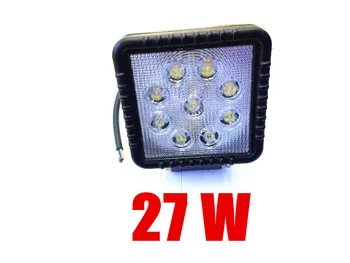 Kvadratni 27W 9 LED Dela, Delovno Mesto Svetlobe za Luči hiša Čoln Avto, Tovornjak 12V 24V semafor