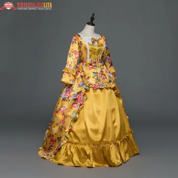 KEMAO Počitnice Marie Antoinette Obleko Gotsko Obdobje Srednjeveške Obleke Renaissance Vintage Obleke Žogo Zgleduje Elegantno Kostumi