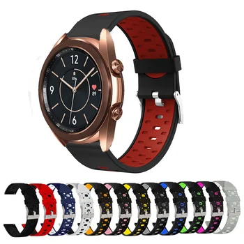 20 MM Zamenjava Silikonski Trak Za Samsung Galaxy Watch 3 41mm Smartwatch Šport Zapestnica Za Orodje Šport S2 Klasičnih Watchband