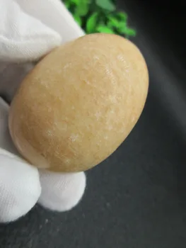 Naravni Kamen rumena jajce Čakro Zdravljenje Reiki Kamen Poldragi Gemstone, Carving Obrti