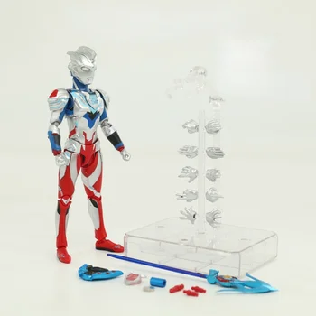 15 cm SHF Ultraman Zett Z figuric Gibljivi Spoji Lutka Ročno Naredite Model Oprema Izdelki Magnetni Nadzor Svetilnosti Igrače