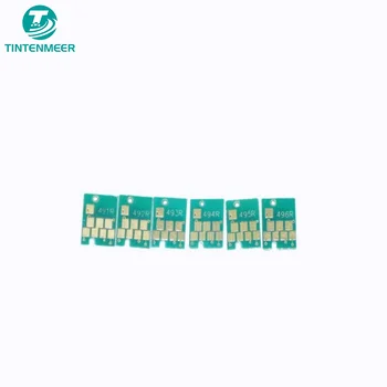 TINTENMEER odlične kakovosti, ki se lahko ponovno polnijo kartuše, Auto reset čipom T049 združljiv za epson R210 R230 R310 R350 RX510 RX630