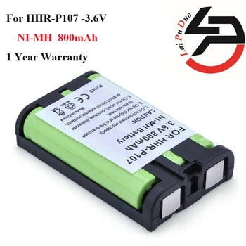 Novo 3,6 V 800mAh NiMH Brezžični Telefon Baterija za ponovno Polnjenje HHR-P107 Zamenjava Pack BB-GT1500 KX-FPG381 BB-GT1502 KX-TG2215B