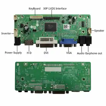 H NVS DVI, VGA, Avdio LCD Gonilnik Odbor Za 20.1