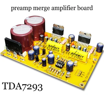 TDA7293 preamp spajanje ojačevalnik odbor DIY KOMPLET 100W*2 HI-fi ojačevalec zvoka odbor 28V DMOS integrirano vezje NE5532