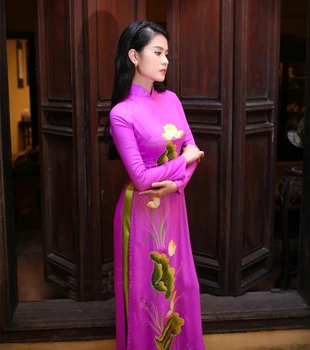 aodai vietnam oblačila cheongsam aodai vietnam obleko vietnamski tradicionalno obleko cheongsam sodobne ženske aodai ao-dai rdeča