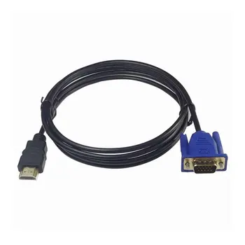 1/1.8/3 HDMI in združljiv Kabel HDMI-združljiv Z VGA HD Z Avdio Kabel HDMI-združljiv Z VGA Kabel Dropshipping